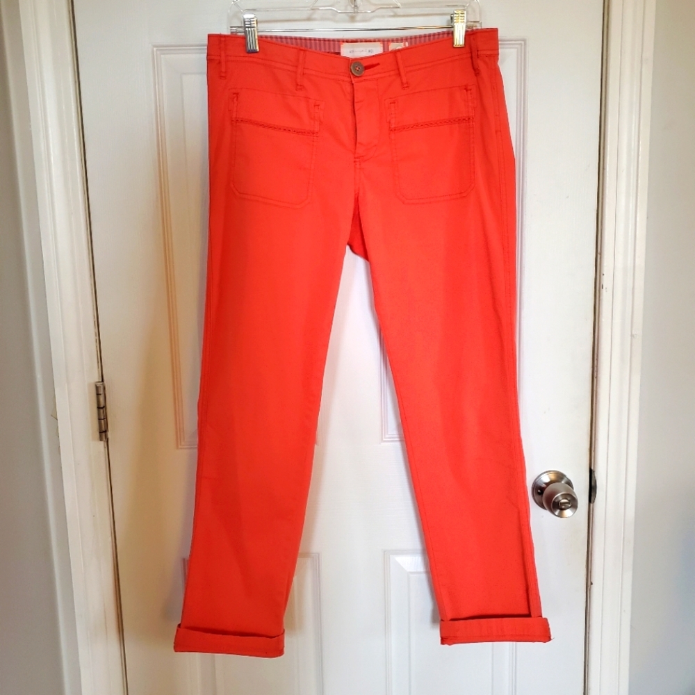 Orange summer pants. Hei hei - Anthropologie